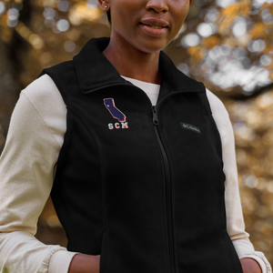 Women’s Columbia fleece vest SCM