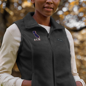 Women’s Columbia fleece vest SCM